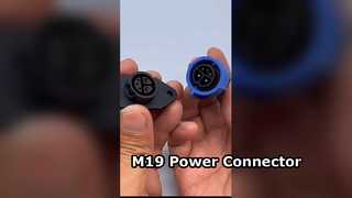 Connecteur d'alimentation circulaire robuste M19