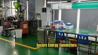 Connecteur de stockage d'énergie à pôle négatif, 1 cœur, prise + prise