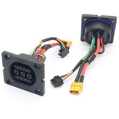 3+10 Pin Hybrid Power Connector for EV Charging and BMS Communication (Male/Female)