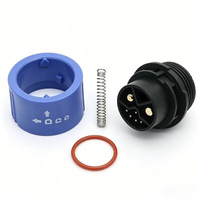 E-motorcycle Solution M23 Series 30A Heavy Duty Waterproof Circular Connector For High Power Equipment