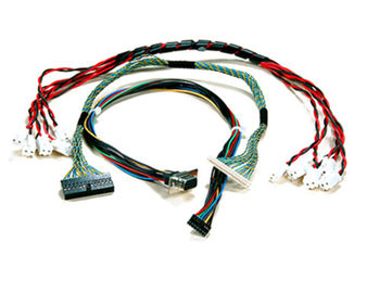 Generic Waterproof Electrical Wire Harness Cable In Standard Grey And Rainbow Coloured