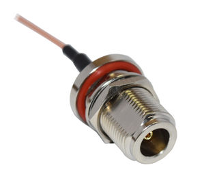 Bulkhead 50 ohm Female Male RF Connector