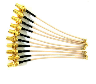 Gold Or Nickel Plating Radio Frequency Connector For Network Communication Antenna
