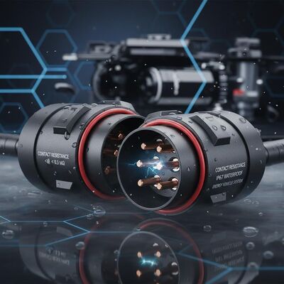 Contactresistance less than 0.5 MΩ Energy Connectors providing IP67 Waterproofrating perfect for Energy Vehicles systems