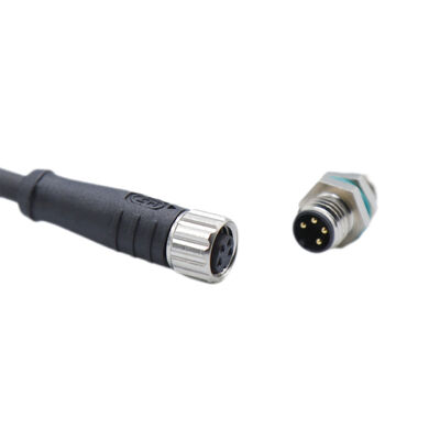 M8 Circular 2-5PIN Male & Female IP67 Waterproof A-Coded Sensor Connector