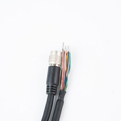 HR10A_10R_12P-L1.5M 12-Pin Circular Connector Industrial Camera Cable Assembly