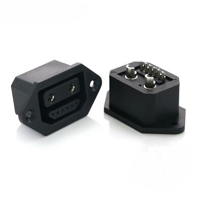 40A AC-2+6 Power Socket With 72V Withstand Voltage And 3000 Cycles Longer Lifespan