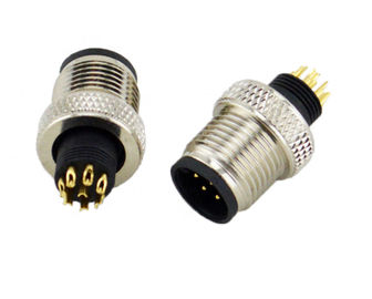 Automotive M12 Field Wireable Connector A Code 5Pin Straight Angle Circular