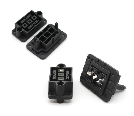 50A High Power Floating Connectors IP67 Waterproof 2 3 11 Pin EV Plug for Electric Scooter Motorcycle Charging