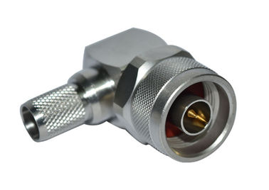 50ohm N Type Male Right Angle Crimp RF connector for LMR-400 Cable