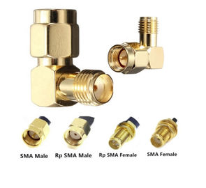 Wifi Router External Rf Connector Adapter Antenna Rp Sma Male To Double Rp