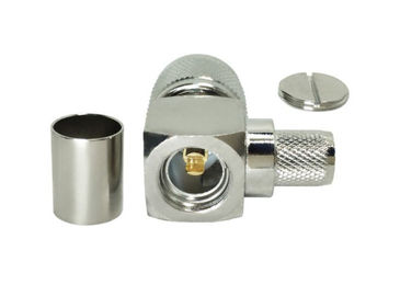 Angle Nickel Plated  N Type Male Right  Lmr400 Cable RF Connector
