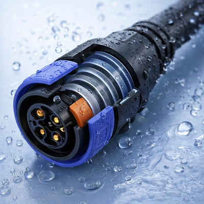 M25 IP67 Waterproof 50A EV Charging Connector for E-Scooter & Motorcycle