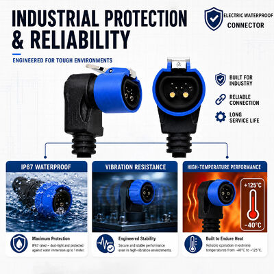 M18 2+6 EV Backup Power Connector 500V 20A High Current Terminal