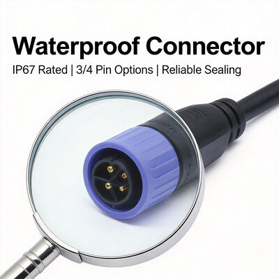 IP67 Waterproof Electric Motorcycle Charging Connector 50A EV Plug