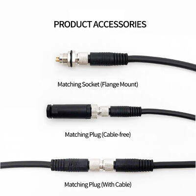 M8 Circular 2-5PIN Male & Female IP67 Waterproof A-Coded Sensor Connector
