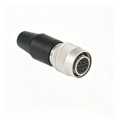 Connecteur circulaire femelle 12 broches HR10A-10P-12S, prise push-pull pour caméra industrielle et équipement médical